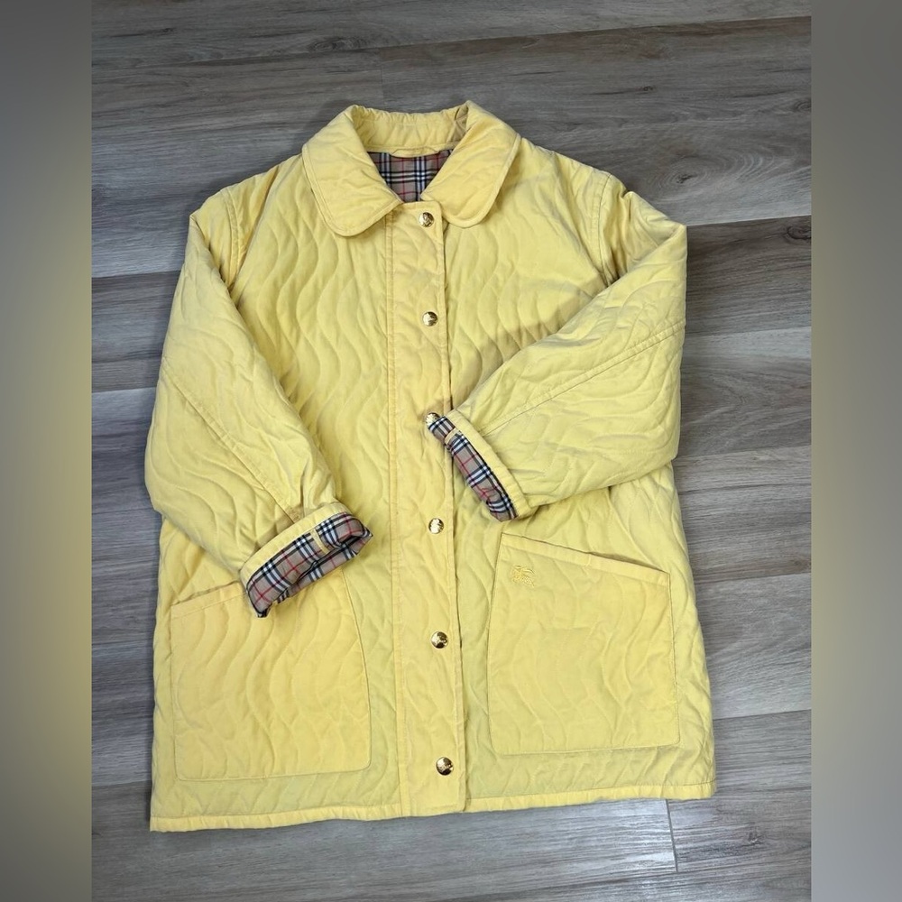 BURBERRYS LONDON Vintage Nova Check
Quilted Jacket – Sz M